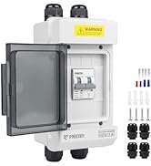 Pjerjzn Solar Panels Disconnect Switch 400-1000VDC Circuit Breaker 10A~60A