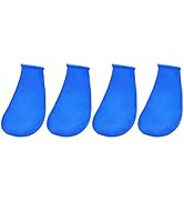 PATKAW Dog Mittens Dog Foot Cover Dog Booties, 4 Pcs Dog Boots Pet Outdoor Non- Slip Shoes Shoes ...