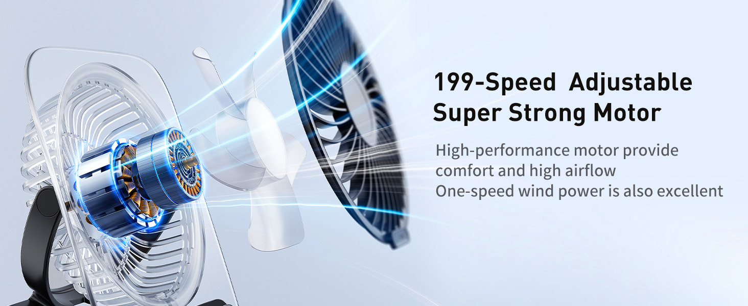 Small Desk Fan Quiet 2