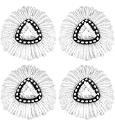 4 Pack EasyWring Spin Mop Head Replacement - Mop Replace Head Compatible with O Cedar, Microfiber...