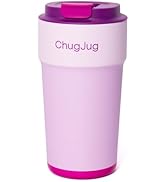 ChugJug 16 oz Travel Coffee Mug with Ceramic Coating, Leak-Proof Vacuum Insulated Coffee Tumbler ...