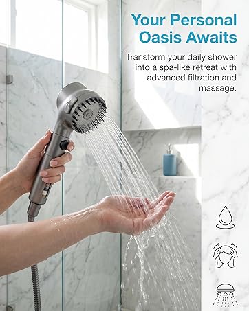 Fletcno Ion Drops Shower Head