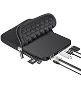 ROOFULL New USB 3.0 External CD DVD Drive with Ethernet Adapter, USB-A/C Ports, SD/TF Card Slot, ...