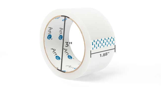 art3d clear packing sealing packaging tape 6 12 36 rolls