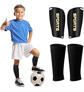 Syhood Soccer Shin Guards for Kids Youth Teens Adults Shin Pads and Sock Sleeves for 3-15 Years O...