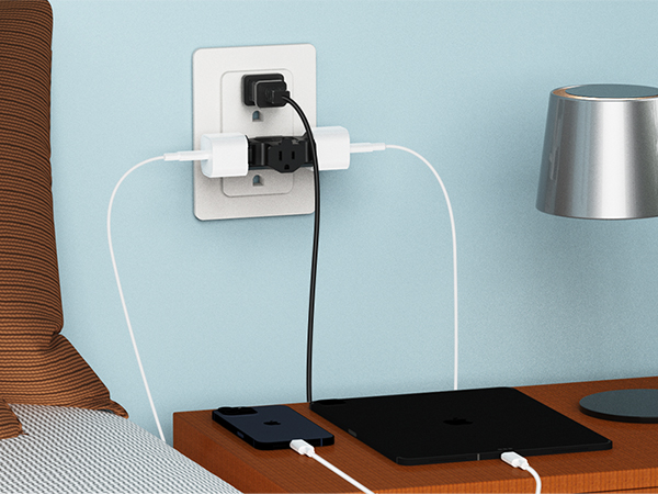 3 way plug adapter 3 plug wall adapter three prong outlet adapter