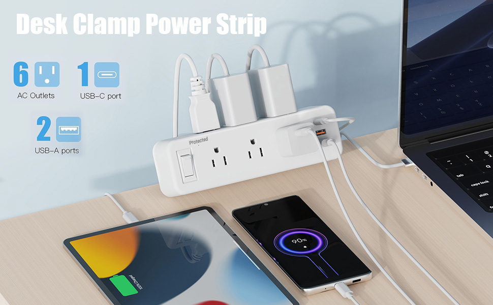 Table Edge Socket electrical outlet extender