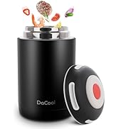 DaCool Insulated Food Jar Thermos for Hot Food 16 oz Vacuum Stainless Steel School Lunch Containe...