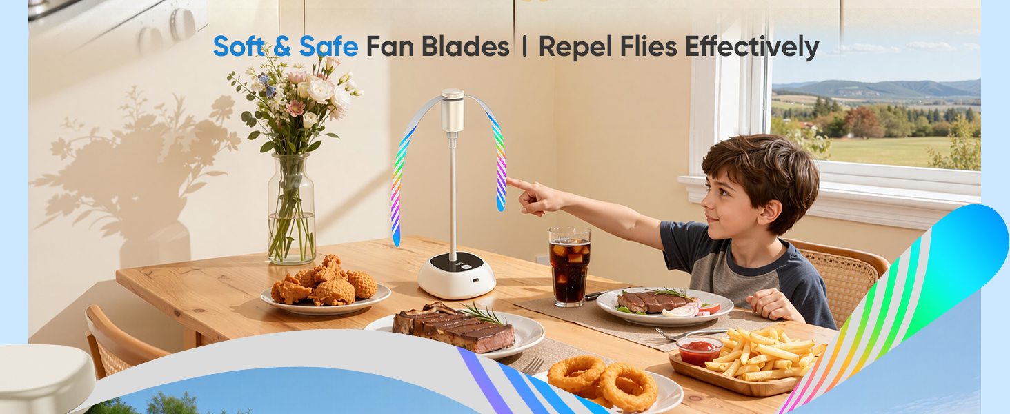 fly fans for tables