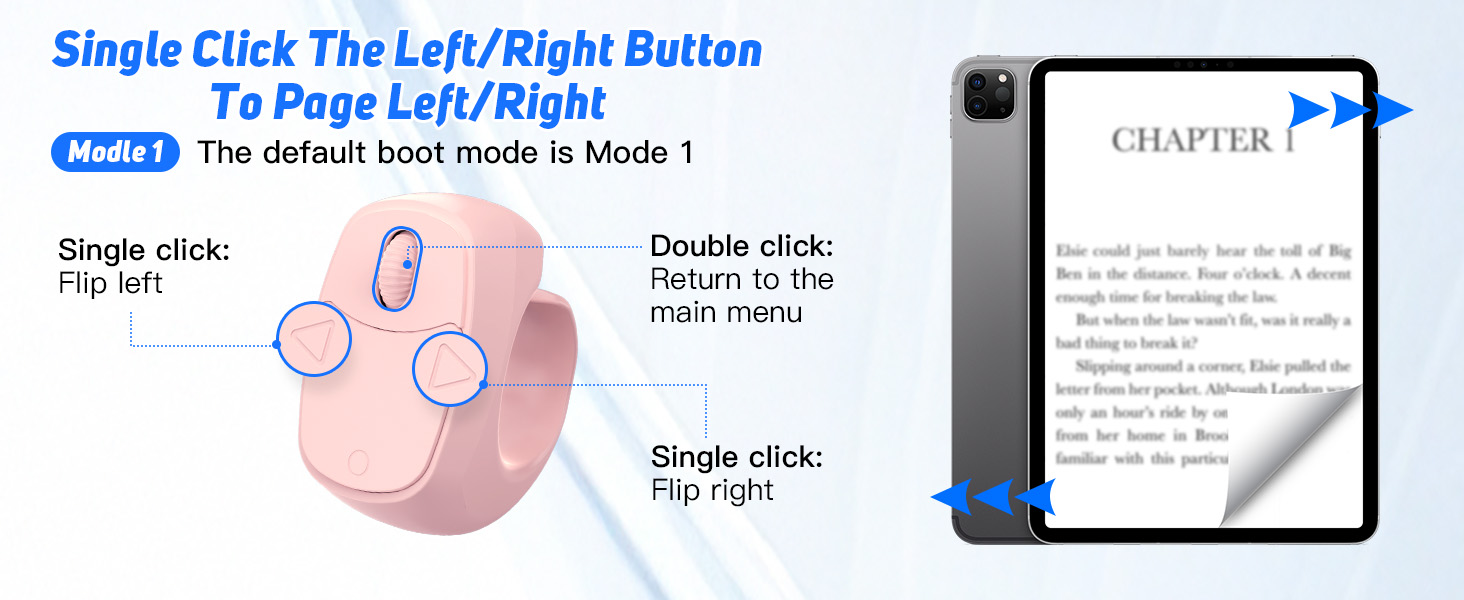 Scrolling Ring Remote Control for Tiktok