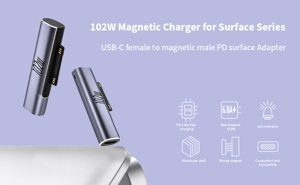 Magnetic Charger for Surface