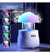 AVEKI Jellyfish Humidifiers for Bedroom with Bluetooth Speaker, 600ml Cute Humidifier Diffuser wi...