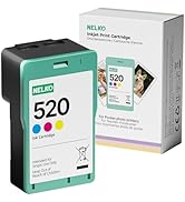 Nelko 520 Genuine Color Ink Cartridges, 2.0 High-Yield Ink Cartridge Compatible with PP01 &amp; PP03 ...