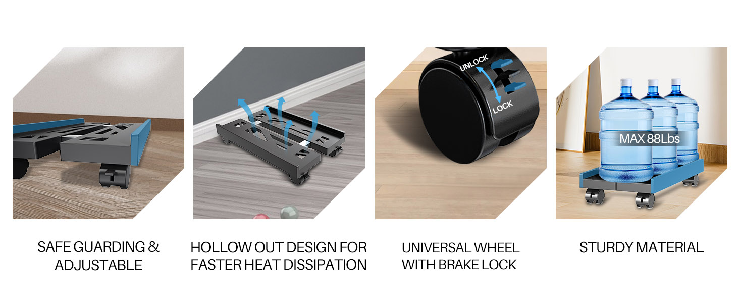 Adjustable Mobile CPU Stand