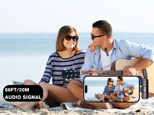 66ft/20m audio signal