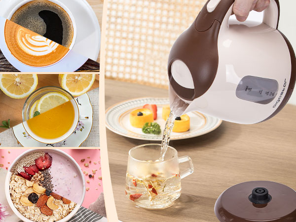 electric tea kettle portable electric kettle mini water kettle 1L 1 liter small compact