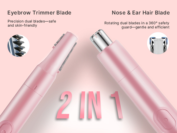 2 IN 1 Eyebrow &amp;amp; Nose Hair Trimmer
