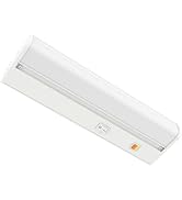 Dawnrise 12" Hardwired Under Cabinet Light, Linkable,650 Lumens,3 Color Selectable, Brightness Ad...
