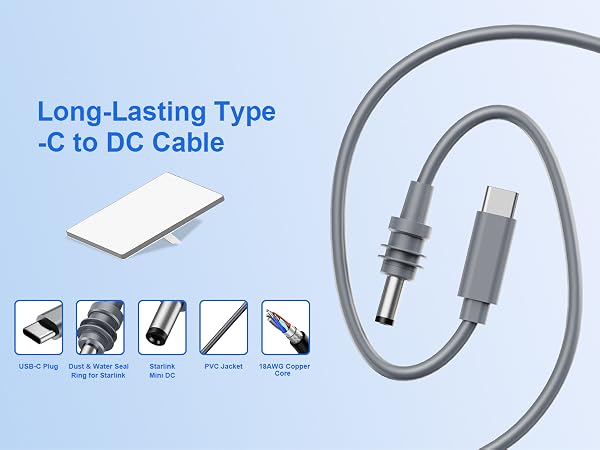 starlink mini usbc cable