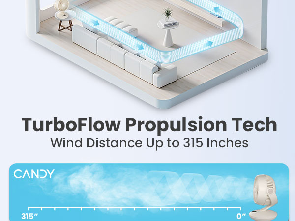 CANDY 315 inch distance