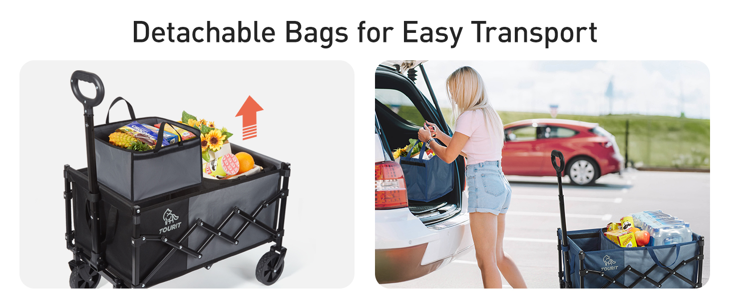 Detachable Bags for Easy Transport