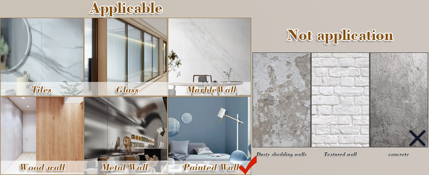 Works on Various Surfaces