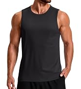 COOFANDY Men's Workout Tank Tops Quick Dry UPF 50+ Muscle Sleeveless Shirts Gym Athletic Running ...