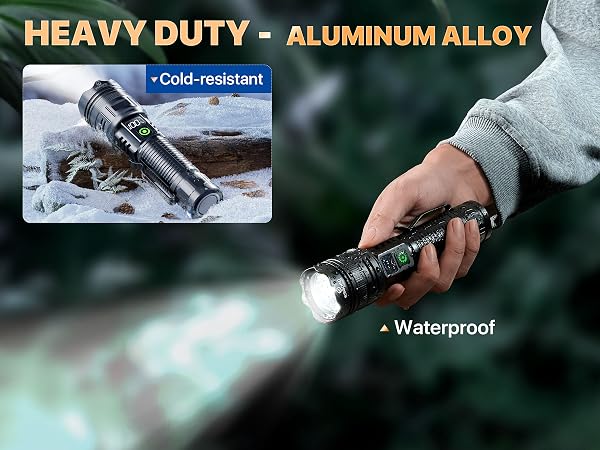ESGOFO SUPER BRIGHT RECHARGEABLE FLASHLIGHTS HIGH LUMENS