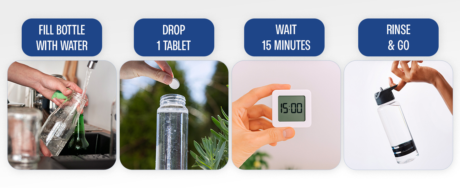 bottle cleaning tablets