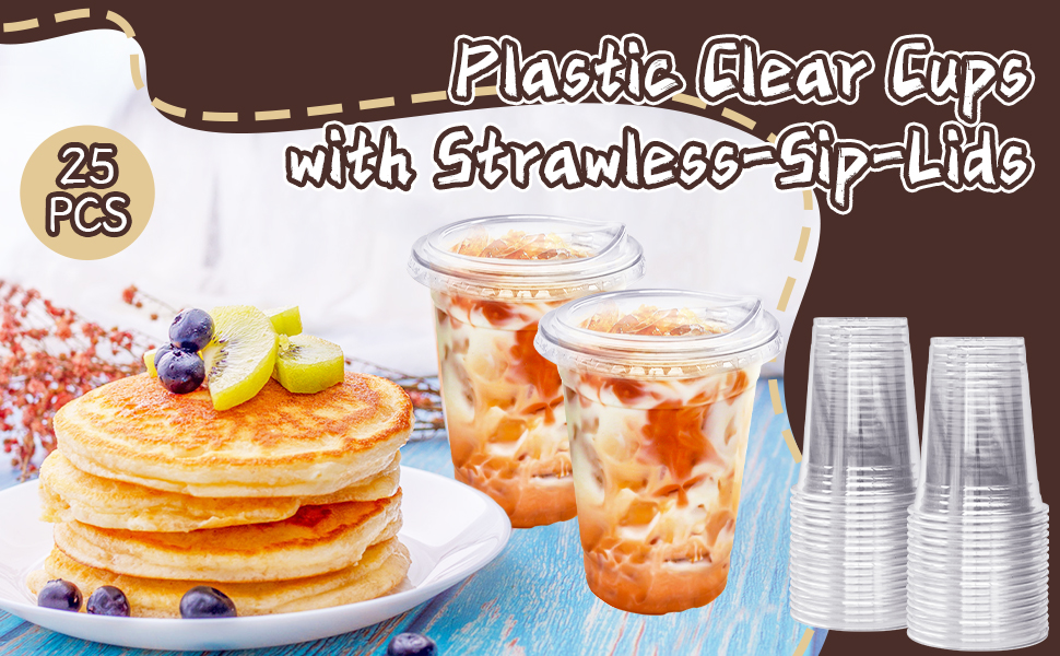 2.Disposable Iced Coffee Cups