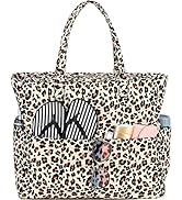 Beach Pool Bags Tote for Women Ladies Large Gym Tote Carry On Bag With Wet Compartment for Weeken...
