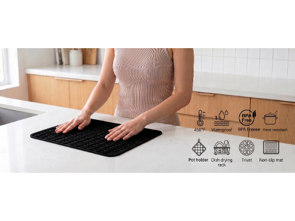 MicoYang silicone dish drying mat