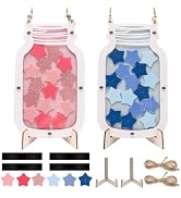 2 Pack Reward Incentive Jar, Anglecai Stars Incentive Jar for Wall Hanging Reward Behavior Jar fo...