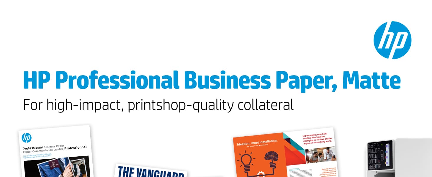 hp professional business paper matte print-shop quality