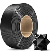 SUNLU PLA+2.0 3D Printer Filament Refill 1.75mm, 1KG Black | High Toughness PLA+ Filament, No Spo...