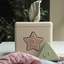 Silicone Shape Sorter Tissue Toy