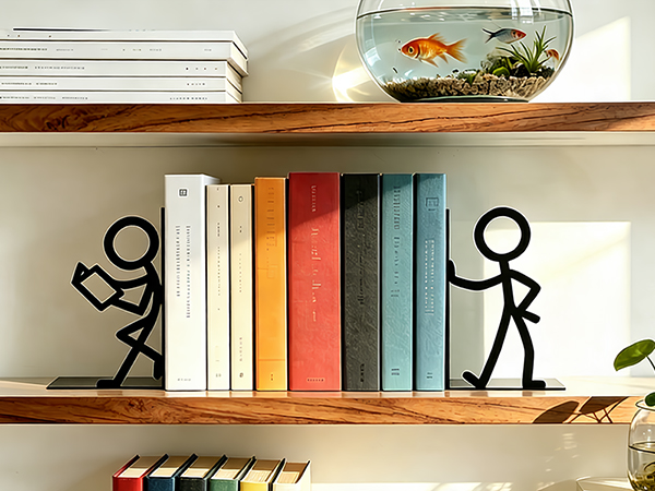 Metal Bookends People Bookends