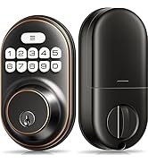 Veise Keyless Entry Door Lock, Electronic Keypad Deadbolt, Keyed Entry, Auto Lock, Anti-Peeking P...