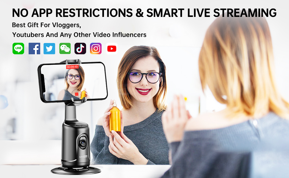 Auto Tracking Phone Tripod