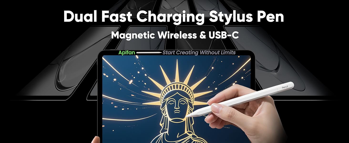 Dual Fast Charging: Magnetic Wireless &amp;amp;amp; USB-C