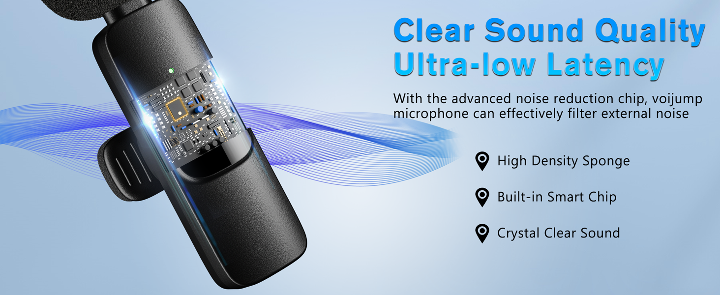 clear sound quality ultra-low latency