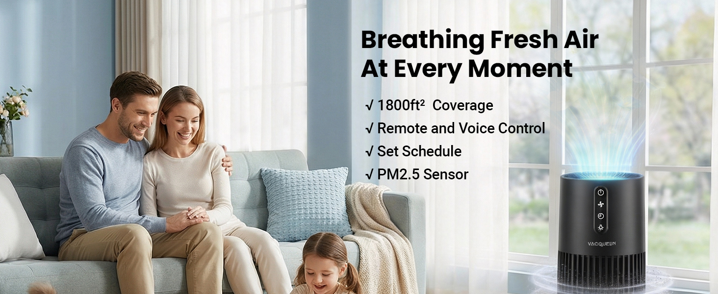 smart wifi air purifier for room air purifiers for bedroom home hepa air purifier