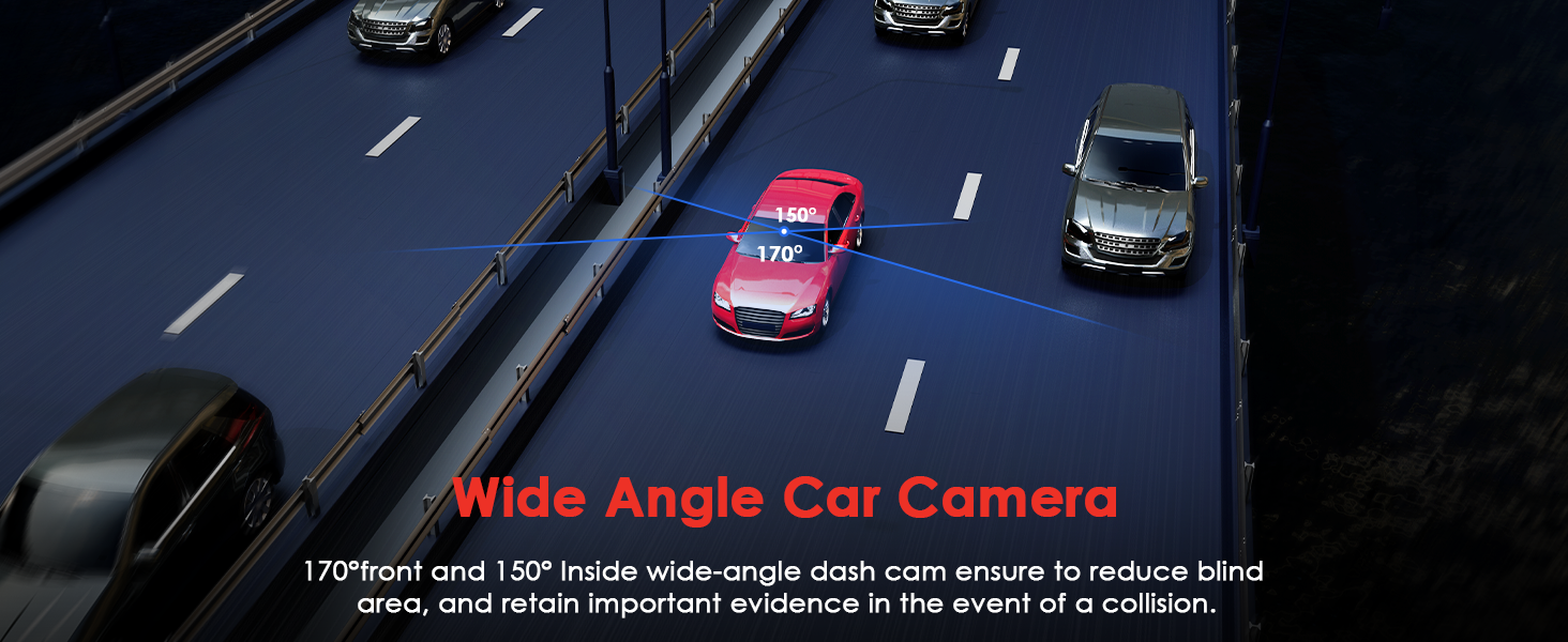 dash cam front and inside