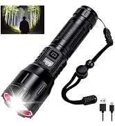 Ewenele Flashlight High Lumens Rechargeable, 1,200,000 Lumens Handheld Tactical LED Flashlights B...