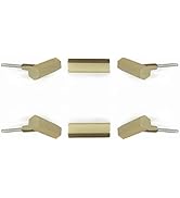 SPN-FOR1 Set of 6 Metal Knobs Decorative Antique Knobs for Home Kitchen Cabinet Cupboard Door...