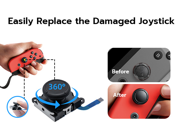 Easily Replace the Damaged Joystick