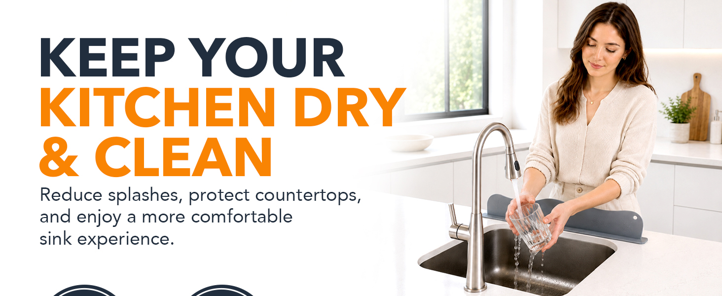 sink splash guard