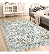 Mightree Area Rug - Washable Floor Cover Mat, Non-Slip Ultra Soft Carpet Stain Resistant Low Pile...