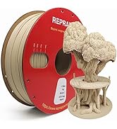 Reprapper Wood PLA, Smell and Look Like Wood Filament for 3D Printer, 1kgPLA Filament 1.75mm with...