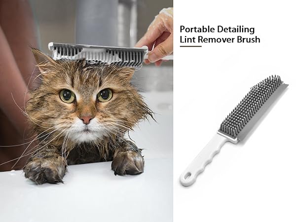 Portable detailing Lint Remover brush